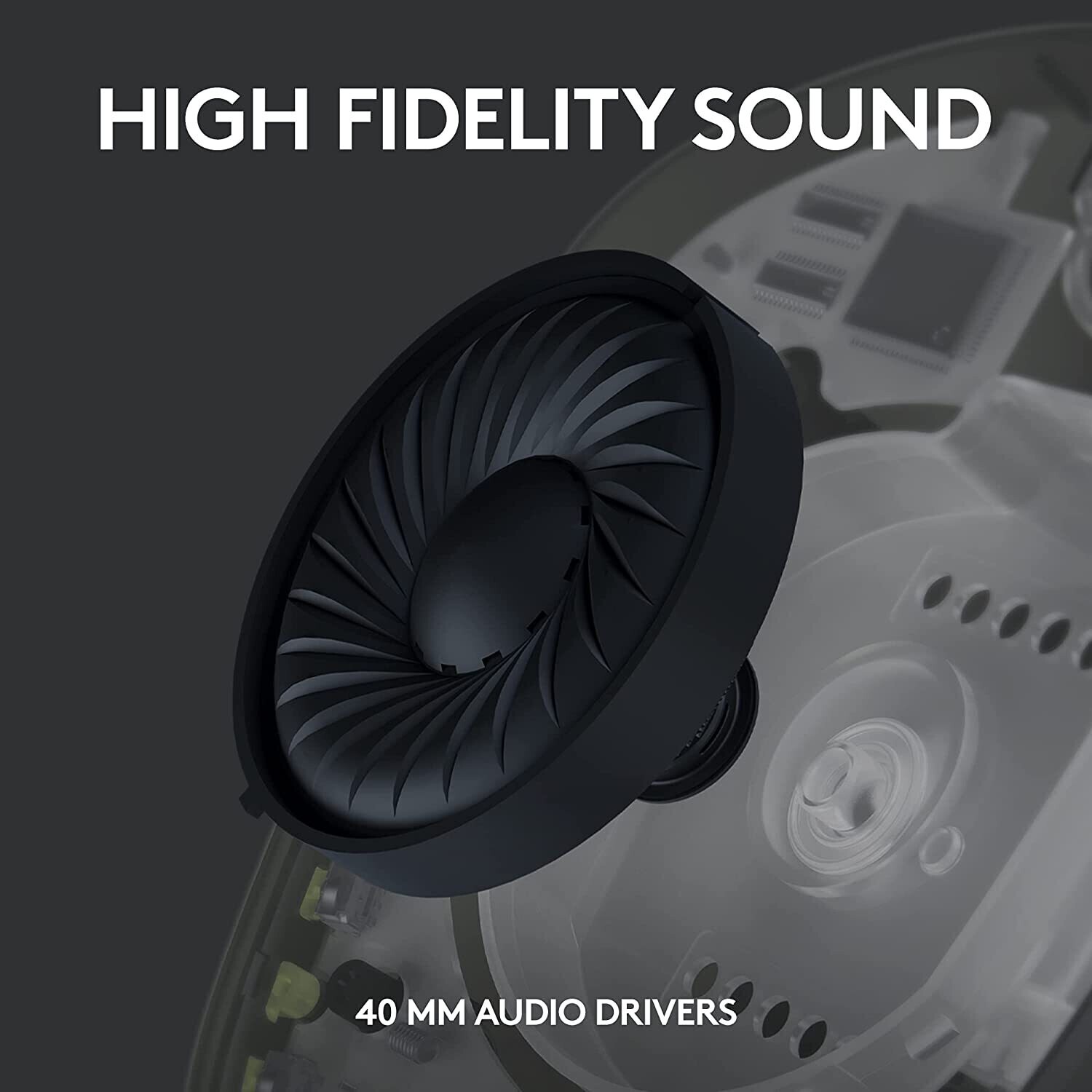 Logitech G435 Lightspeed and Bluetooth Wireless Gaming Headset ,Black Logitech G435 Lightspeed and Bluetooth Wireless Gaming Headset ,Black