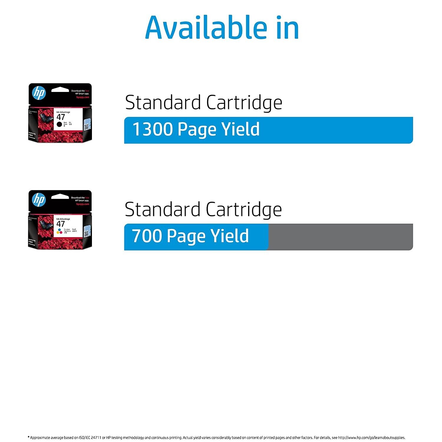HP 47 Tri-Color Ink Cartridge HP 47 Tri-Color Ink Cartridge