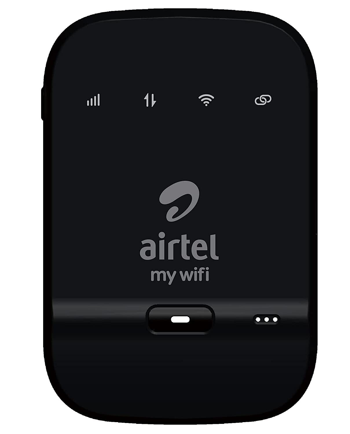 Airtel 4g Hotspot Support with 2300 Mah Battery , Data Card (Black)