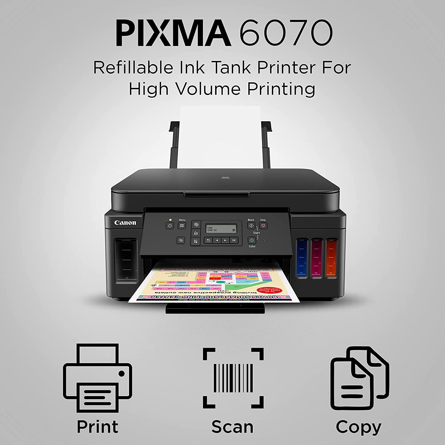 Canon G6070 (DNW) Multifunction Ink Tank Printer