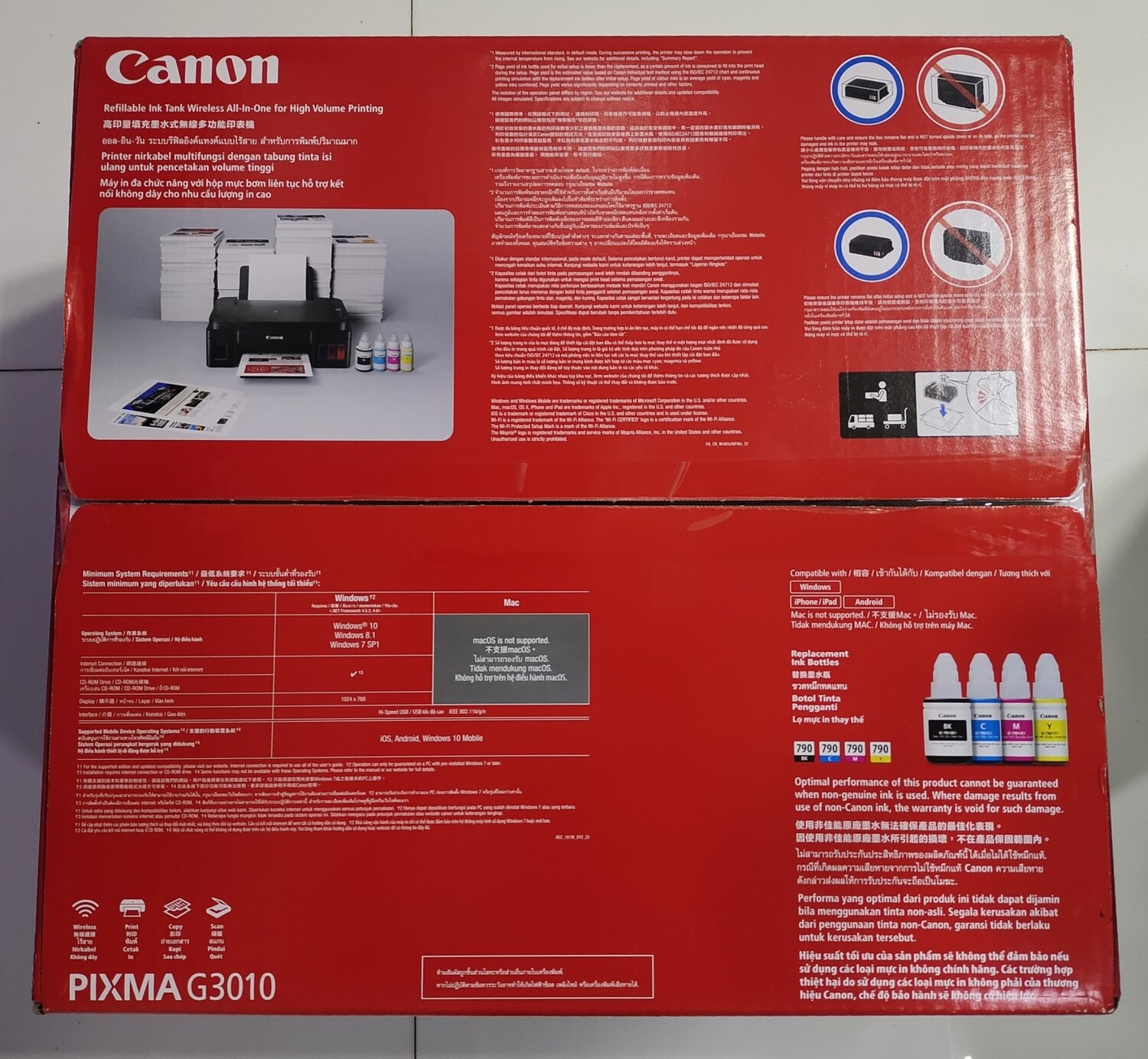 Canon G3010 Multifunction Wi-Fi Ink Tank Printer