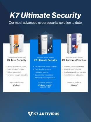 New, 5 User, 1 Year, K7 Ultimate Security New, 5 User, 1 Year, K7 Ultimate Security
