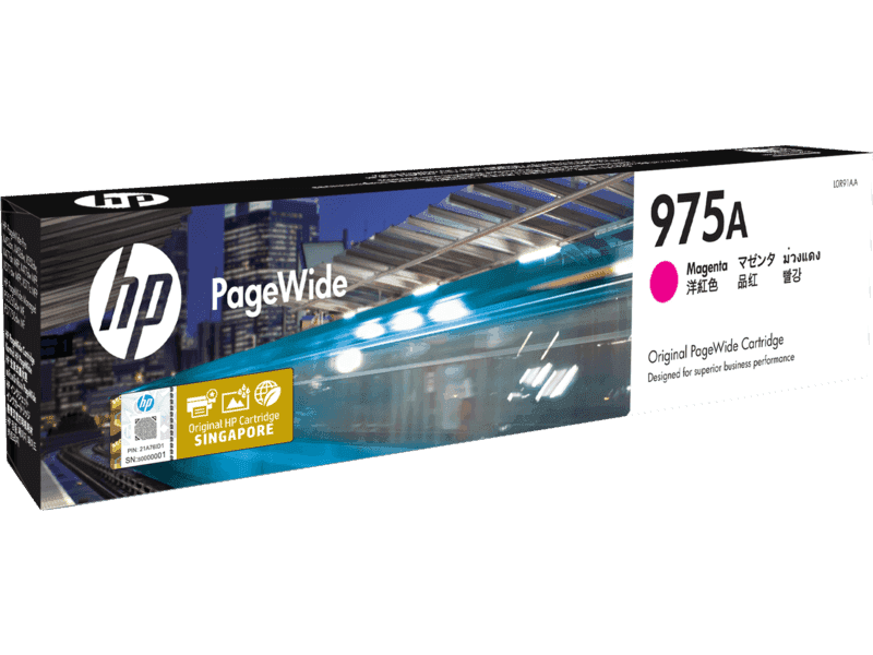HP 975A Magenta PageWide Cartridge HP 975A Magenta PageWide Cartridge