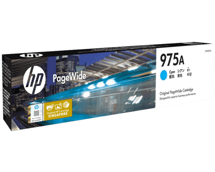 HP 975A Cyan PageWide Cartridge HP 975A Cyan PageWide Cartridge