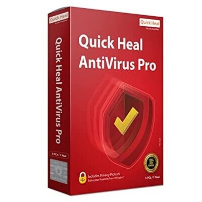 5 User, 1 Year, Quick Heal Antivirus Pro 5 User, 1 Year, Quick Heal Antivirus Pro