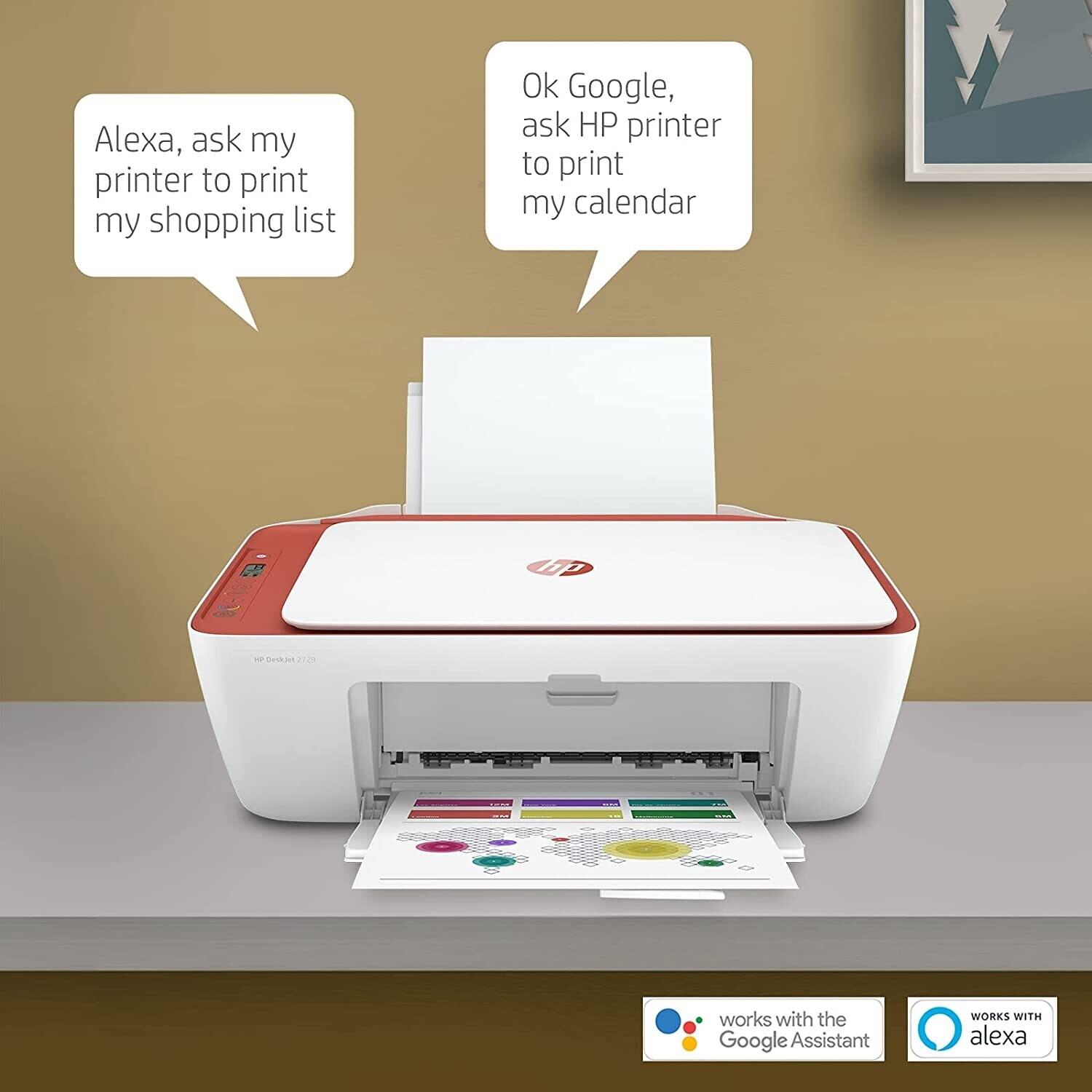 HP Deskjet 2729 WiFi Colour Printer