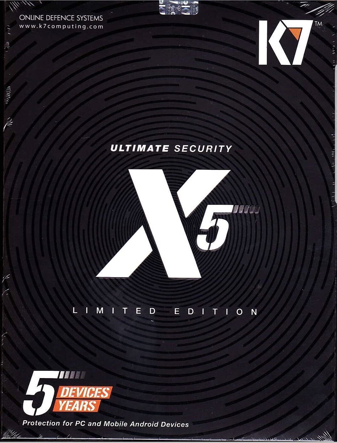 New, 5 User, 5 Year, K7 Ultimate Security New, 5 User, 5 Year, K7 Ultimate Security