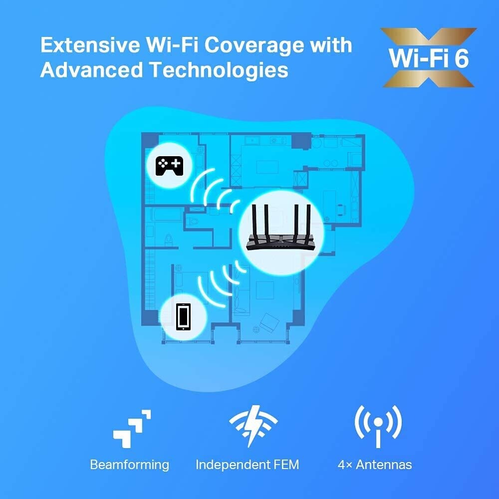 Tp-link Archer AX23 AX1800 Dual-Band Wi-Fi 6 Router Tp-link Archer AX23 AX1800 Dual-Band Wi-Fi 6 Router