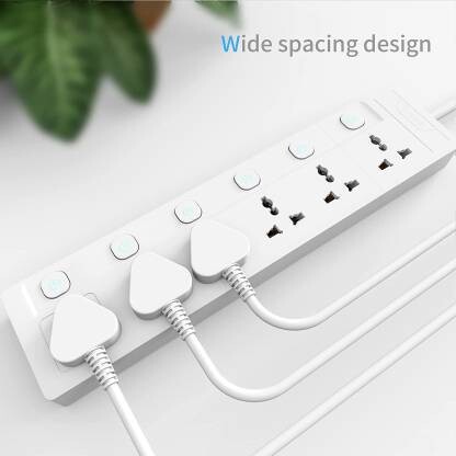 Cablet 6 Sockets, 6 Switch 4.5 mtr Extension Board Cablet 6 Sockets, 6 Switch 4.5 mtr Extension Board