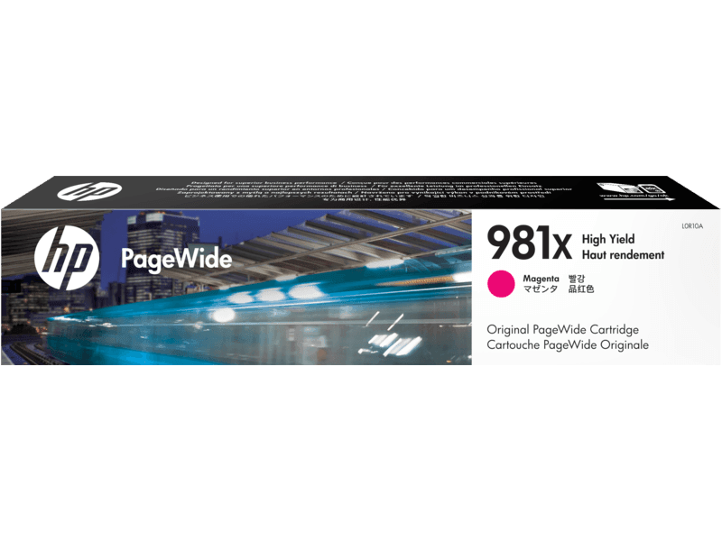HP 981X High Yield Magenta Original PageWide Cartridge HP 981X High Yield Magenta Original PageWide Cartridge