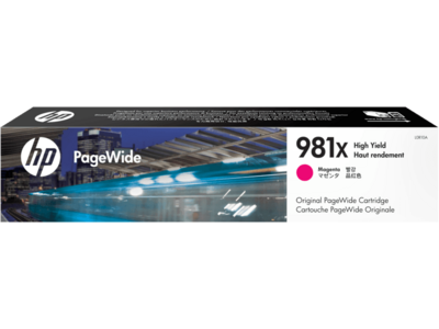 HP 981X High Yield Magenta Original PageWide Cartridge