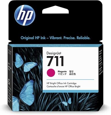 HP 711 Magenta DesignJet Ink Cartridge
