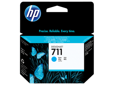 HP 711 Cyan DesignJet Ink Cartridge