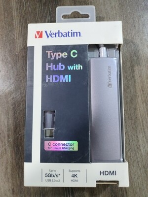 Verbatim Type C Hub with HDMI Adapter