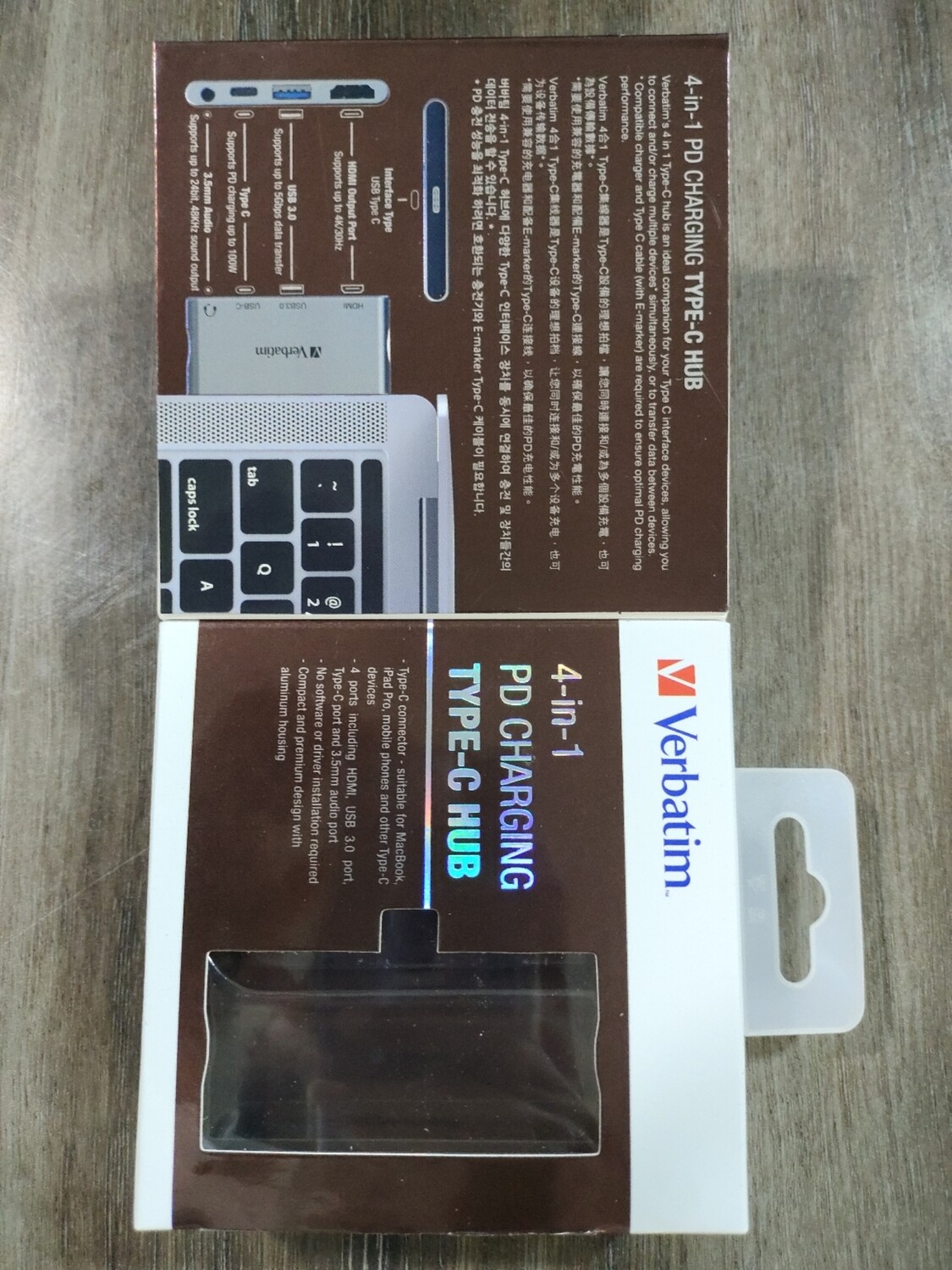 Verbatim 4in1 PD Charging Type-C Hub