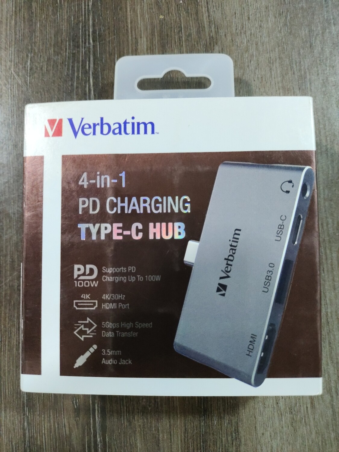 Verbatim 4in1 PD Charging Type-C Hub
