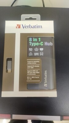 Verbatim 8in1 Type-C Hub