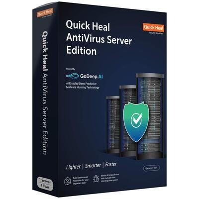 1 Server, 1 Year, Quick Heal Server Edition 1 Server, 1 Year, Quick Heal Server Edition