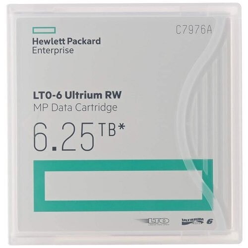 HP LTO 6 Tape Data Cartridge, 6.25tb