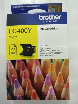Brother LC400 Yellow Ink Cartridge