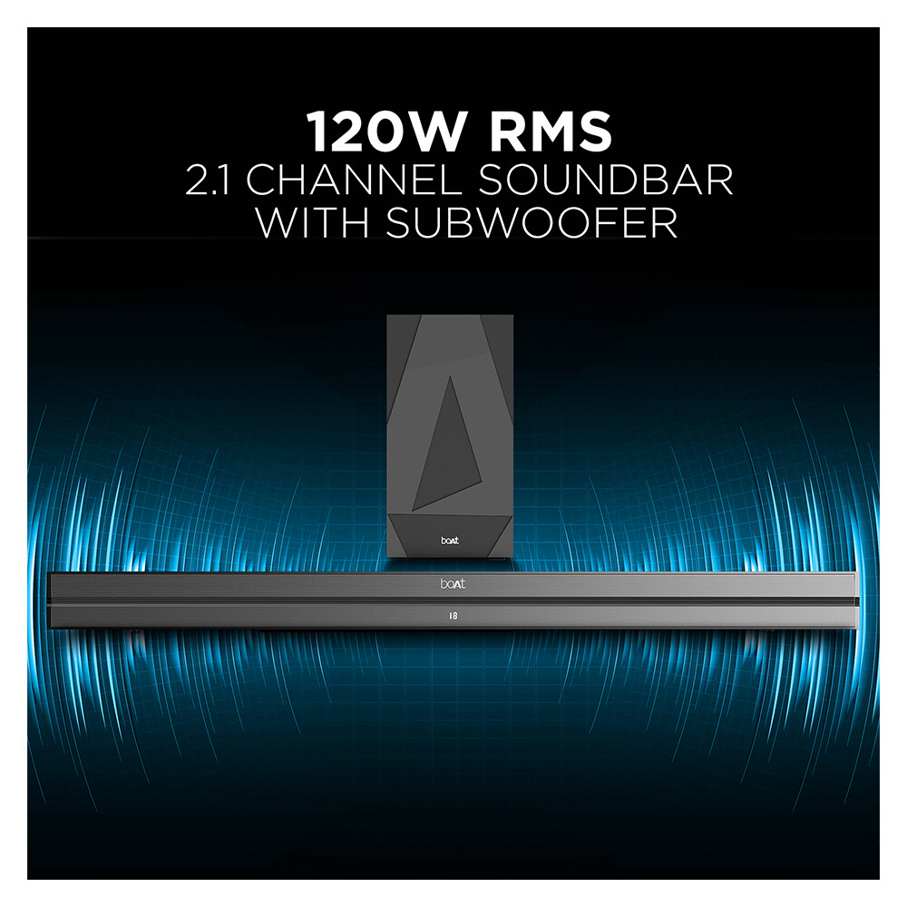 Boat Aavante Bar 1580 120 watts Wireless Bluetooth Soundbar Speaker Boat Aavante Bar 1580 120 watts Wireless Bluetooth Soundbar Speaker