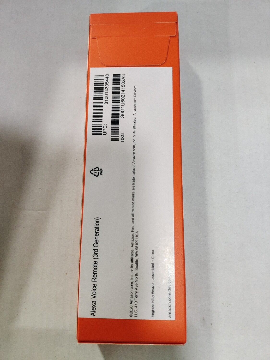 Amazon Alexa Voice Remote, 3th Generation