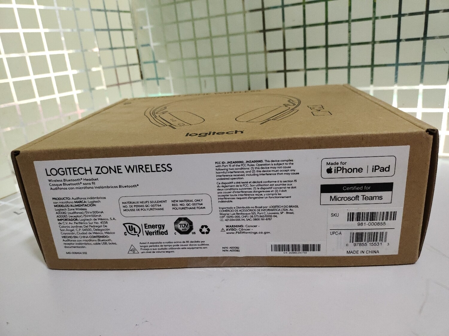 Logitech Zone Wireless Bluetooth Headset Rs