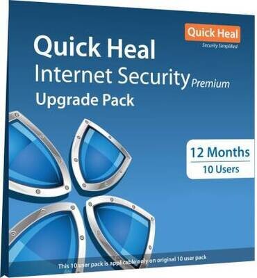 Renewal, 10 User, 1 Year, Quick Heal Internet Security