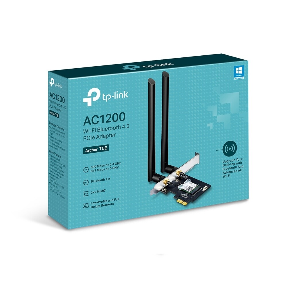 TP Link Archer T5E AC1200 Wi-Fi Bluetooth 4.2 PCIe Adapter