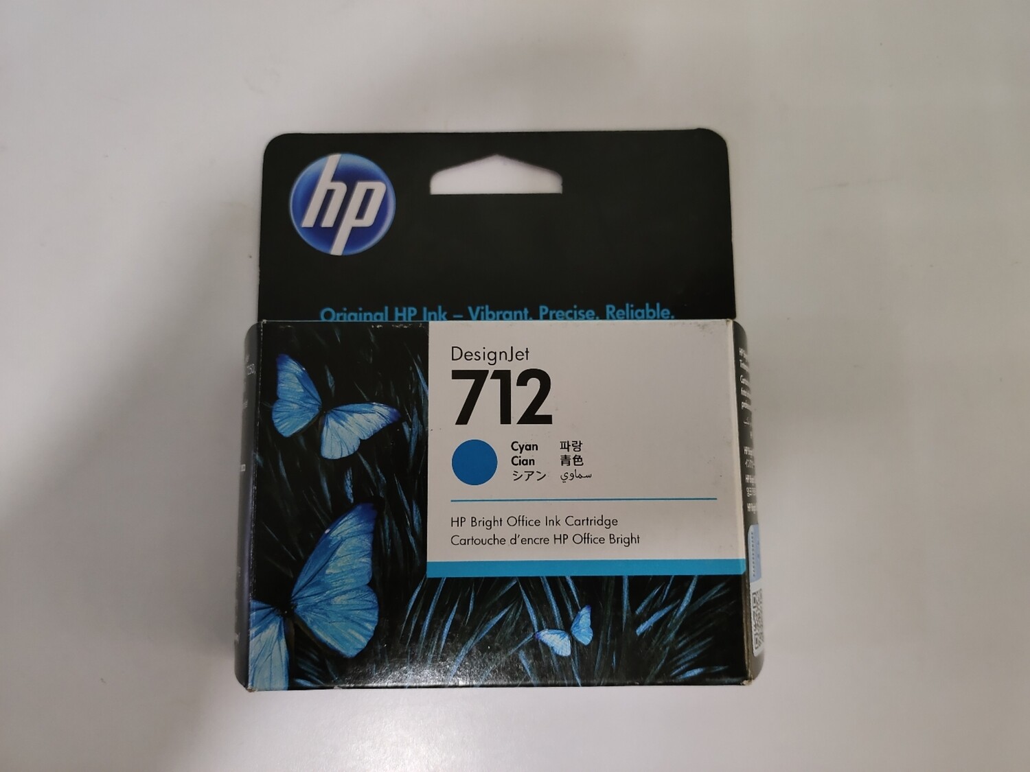 HP DesignJet 712 Cyan Ink Cartridge, 29ml (3ED67A)