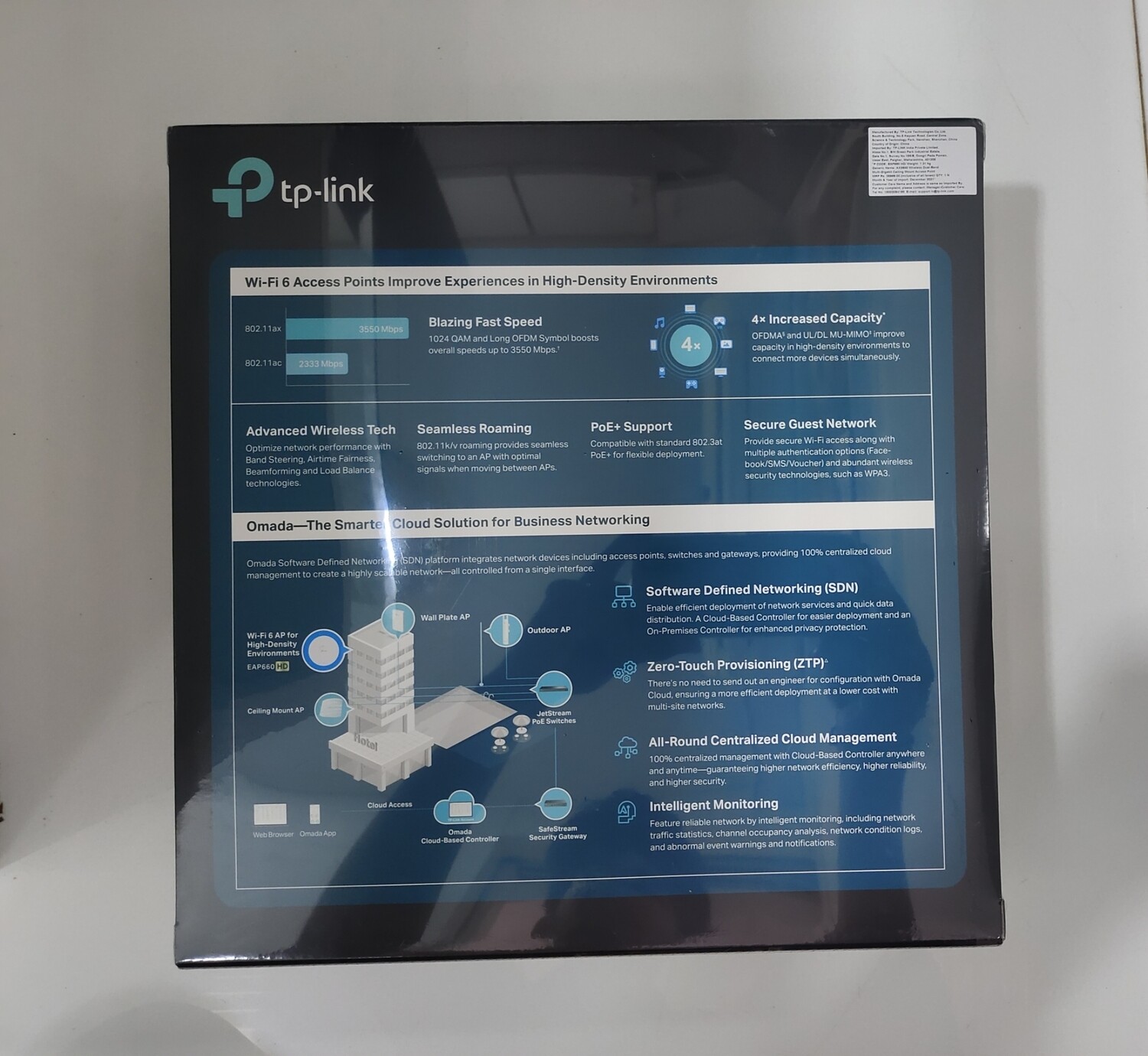 TP-Link EAP660 AX3600 Multi-Gigabit Access Point TP-Link EAP660 AX3600 Multi-Gigabit Access Point