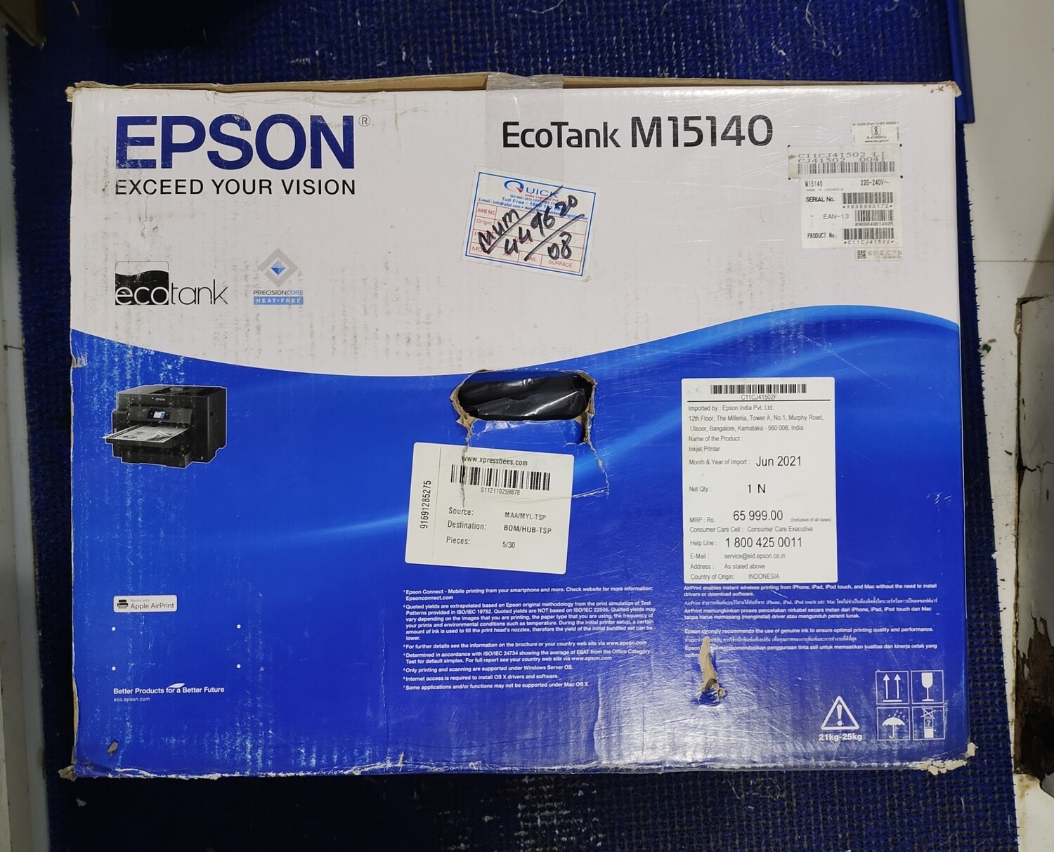Epson M15140 A3 Multifunction Ink Tank Printer Epson M15140 A3 Multifunction Ink Tank Printer