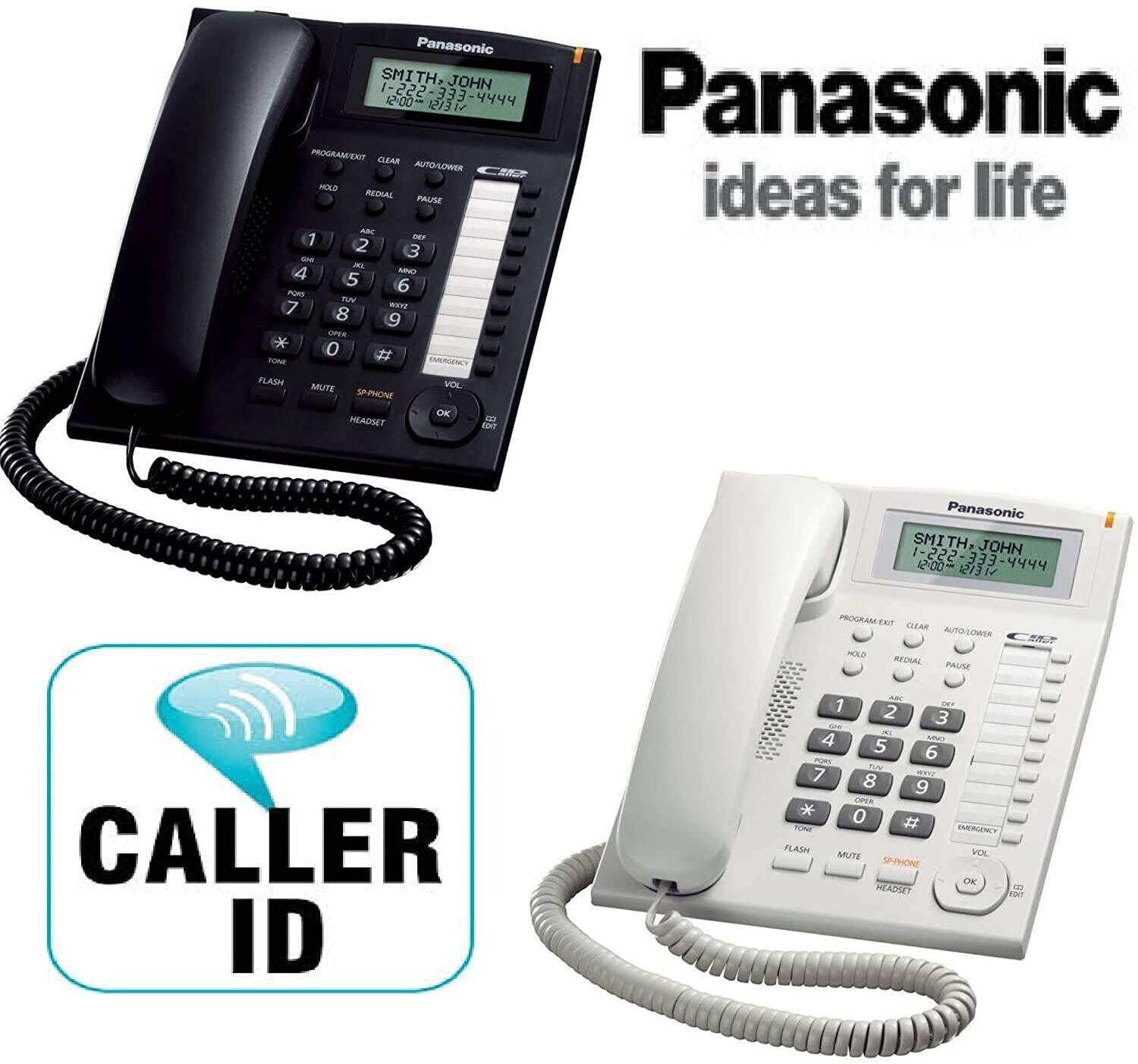 Panasonic Single Line KX-TS880MX Corded Landline Phone