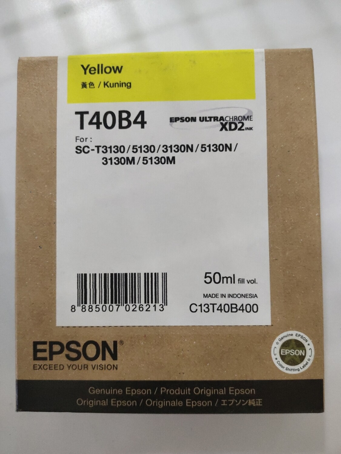 Epson T40B4 Yellow Ink Cartridge