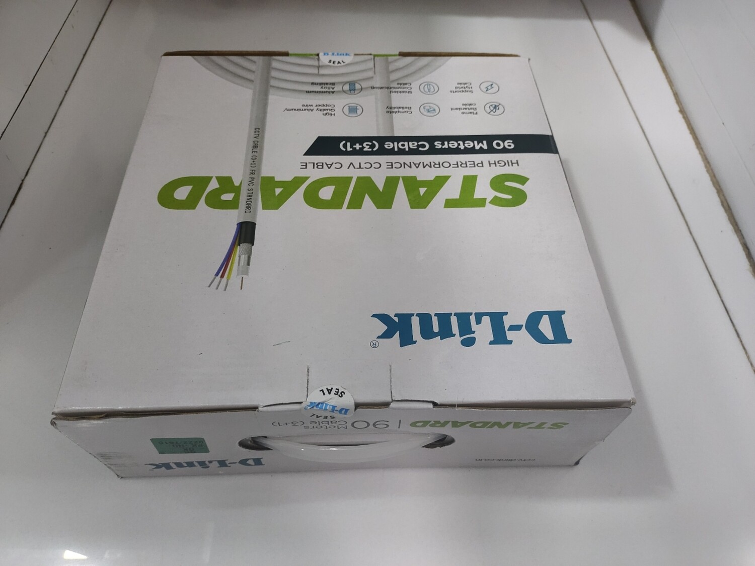 D-Link CCTV Standard 90MTR Cable (3+1) D-Link CCTV Standard 90MTR Cable (3+1)