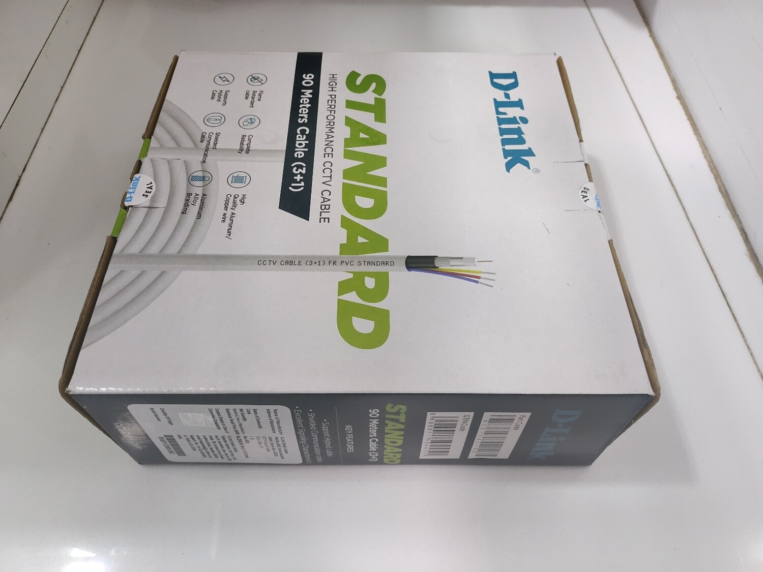 D-Link CCTV Standard 90MTR Cable (3+1) D-Link CCTV Standard 90MTR Cable (3+1)