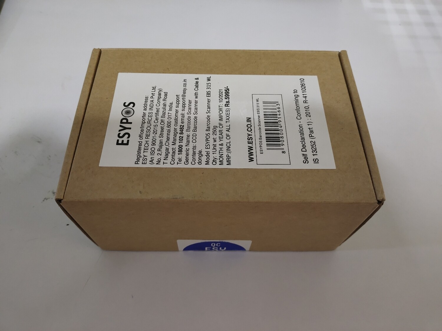 Esypos EBS-315WL Wireless Barcode Scanner Esypos EBS-315WL Wireless Barcode Scanner