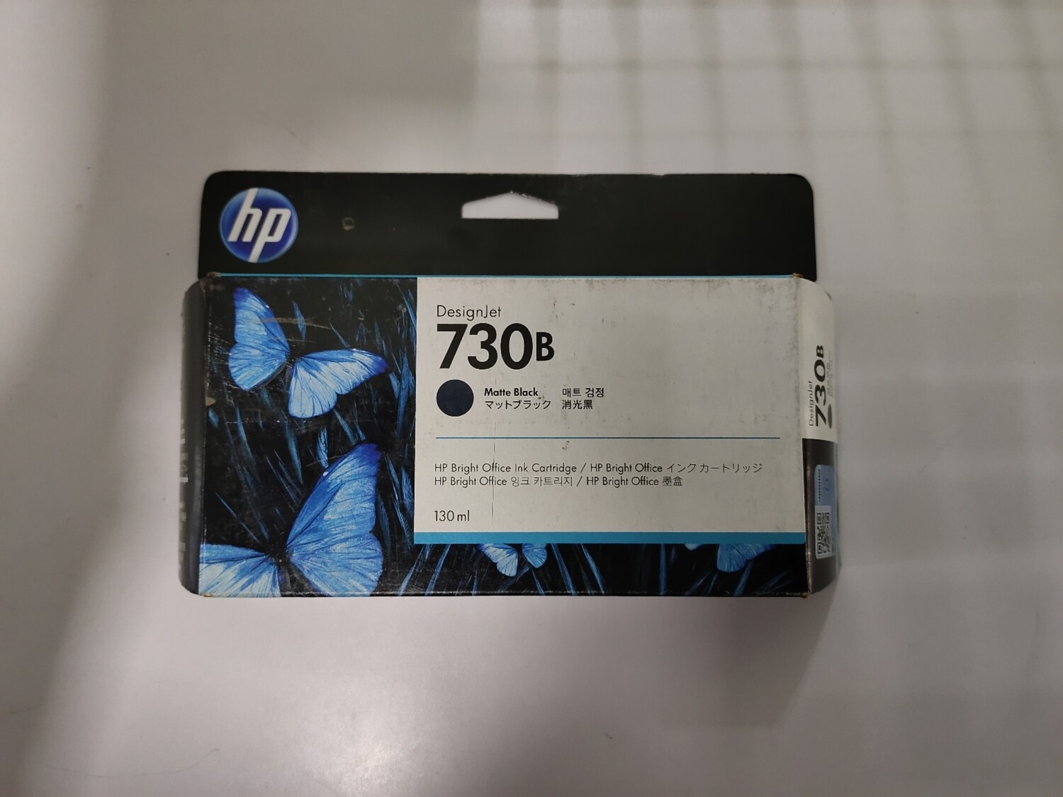 HP 730B 130-ml Matte Black DesignJet Ink Cartridge (3ED45A)