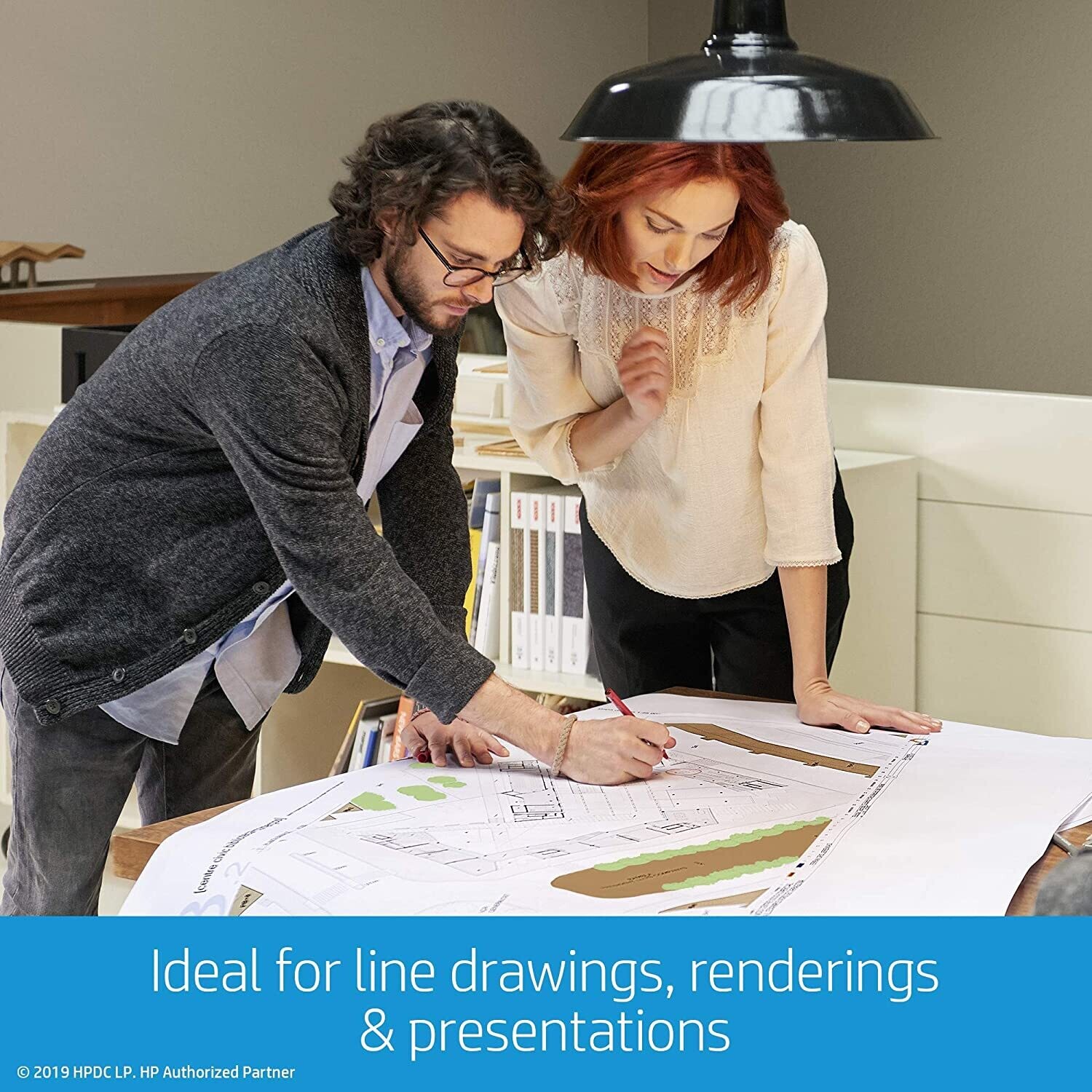 HP DesignJet T230 24-inch Compact Large Format Plotter Printer