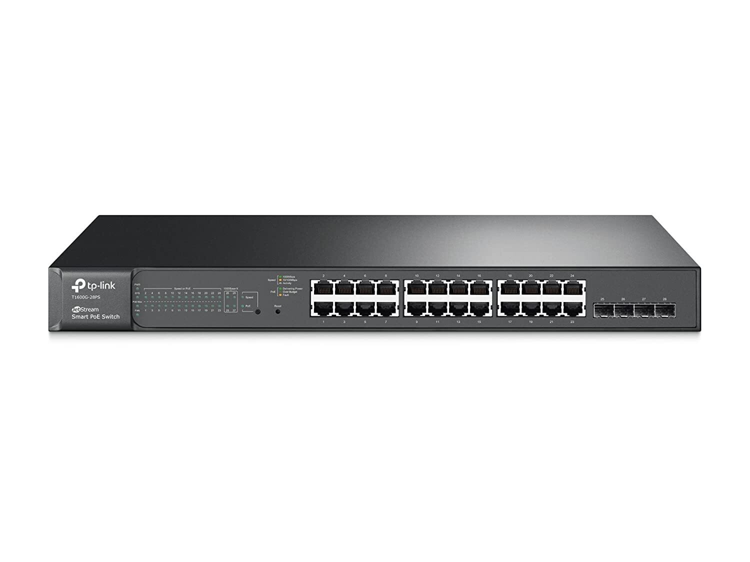 TP-Link SG2428P JetStream 28-Port Gigabit Smart Switch, 24 PoE+ Ports