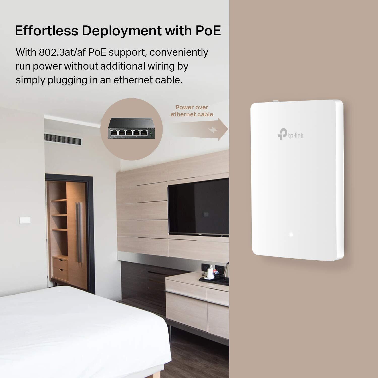 TP Link EAP225-Wall Omada Wireless Wall-Plate Access Point TP Link EAP225-Wall Omada Wireless Wall-Plate Access Point