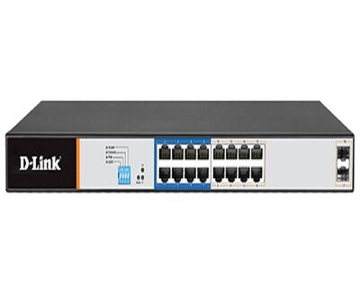 D Link DGS-F1018P-E 16-Port Gigabite Switch