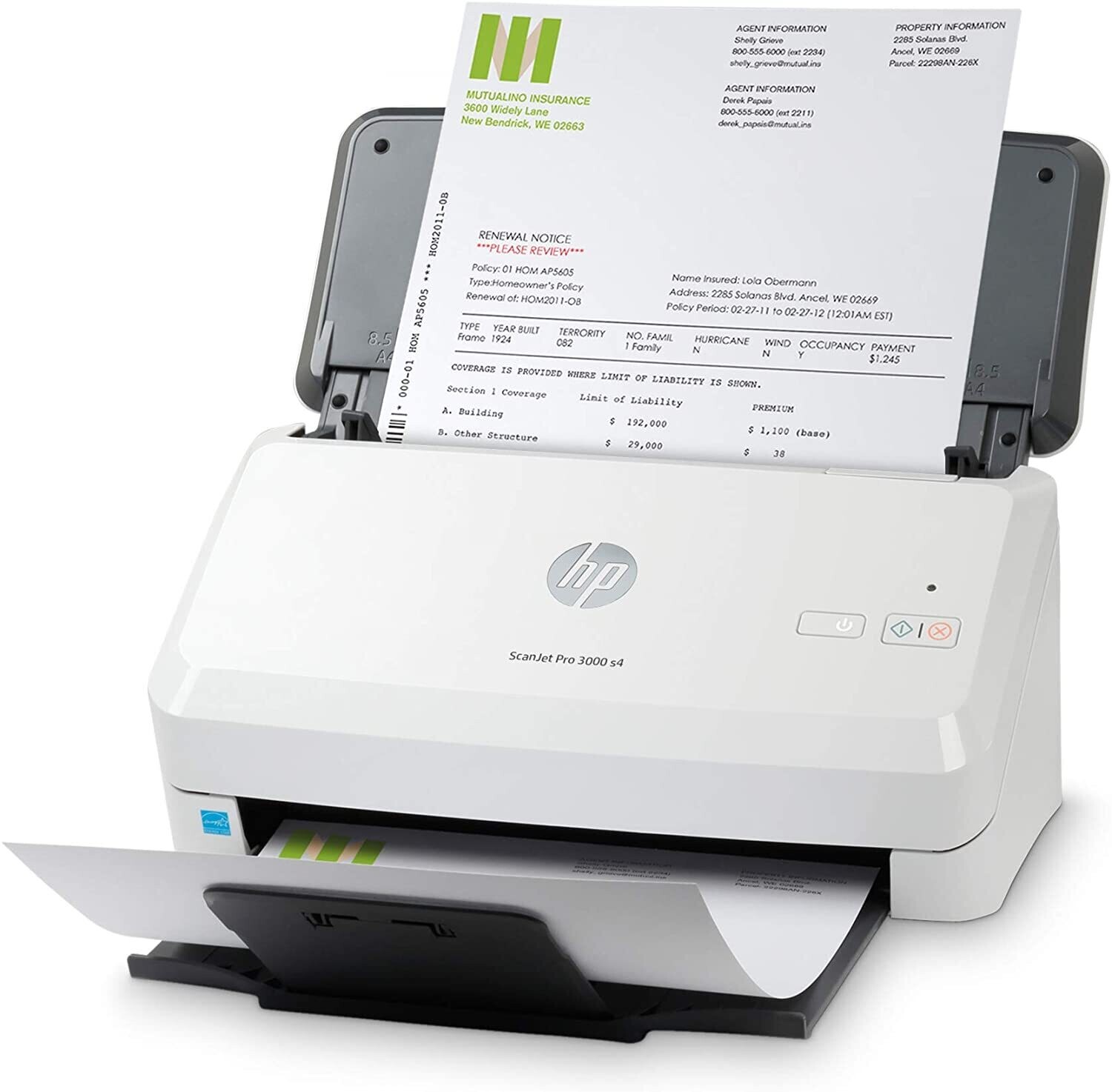 HP ScanJet Pro 3000 s4 Sheet-feed Scanner