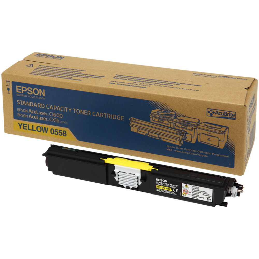 Epson 0558 C1600 & CX16 Yellow Toner Cartridge