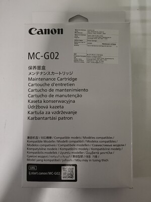 Canon MC-G02 Maintenance Cartridge Canon MC-G02 Maintenance Cartridge