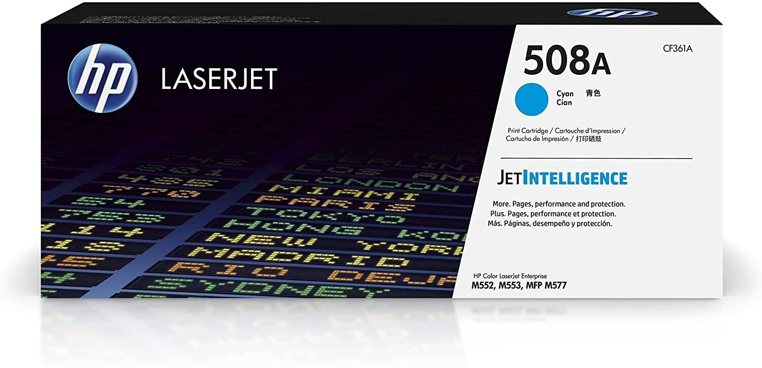 HP CF361A 508A Cyan Toner Cartridge