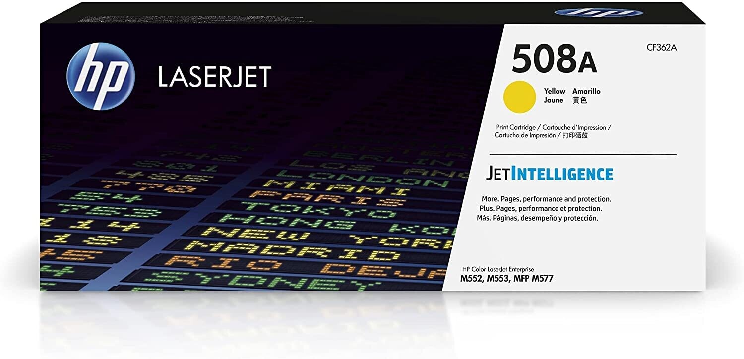 HP CF362A 508A Yellow Toner Cartridge
