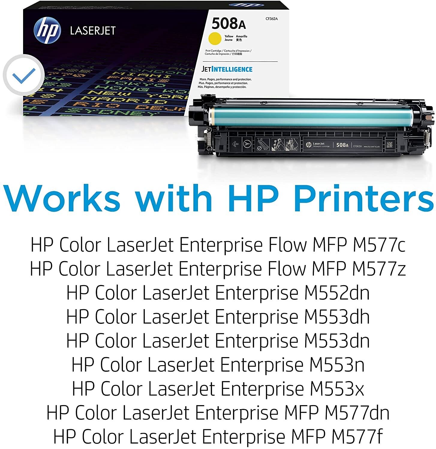 HP CF362A 508A Yellow Toner Cartridge