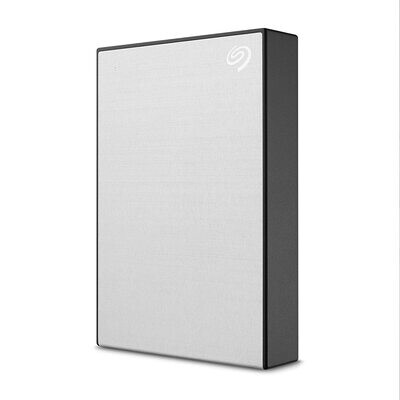 Seagate One Touch 4TB External HDD with Password Protection, Silver