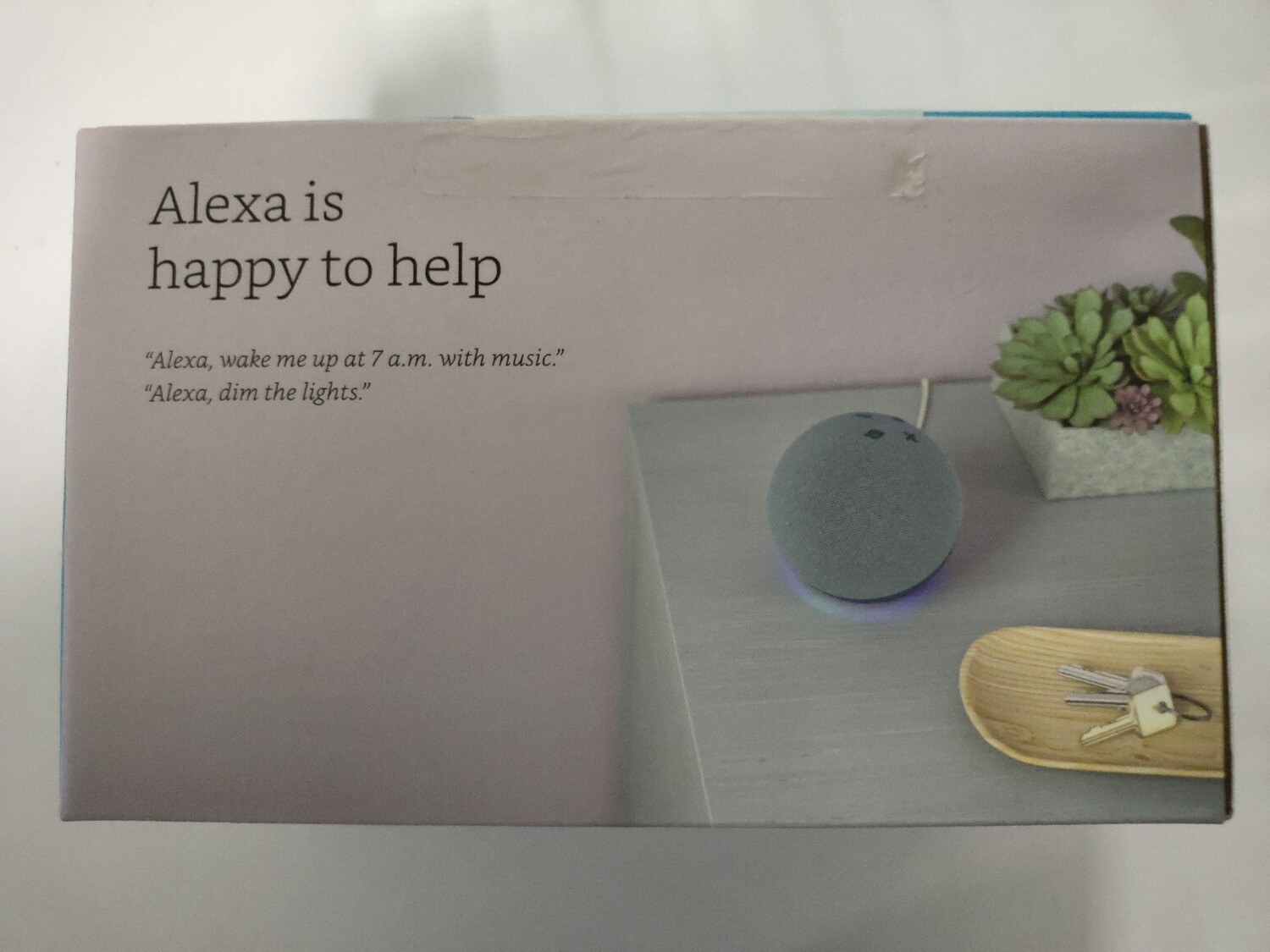 Amazon Echo Dot 4th Gen, Alexa Smart Speaker, Blue